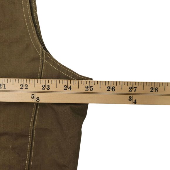 KÜHL Burr Vest Full Zip Mens Size XXL Vintage Patina Dye Khaki Double S Inc Logo - Picture 14 of 16